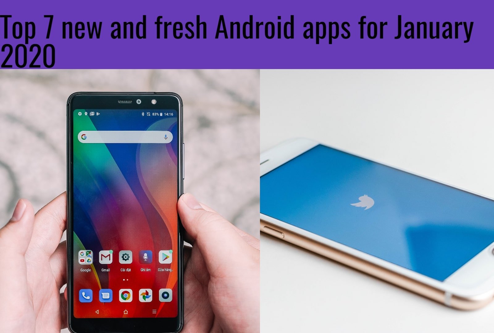 Top 7 new and fresh Android apps for January 2020