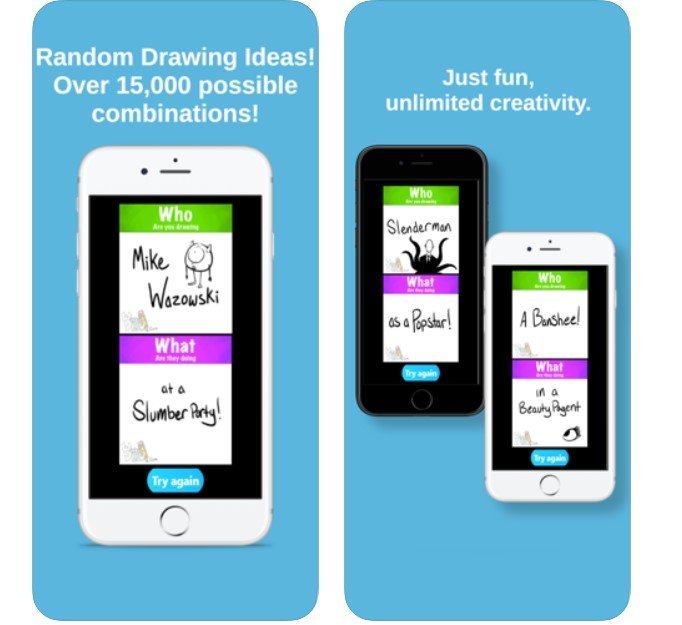 WannaDraw app, new ios app 2020 march