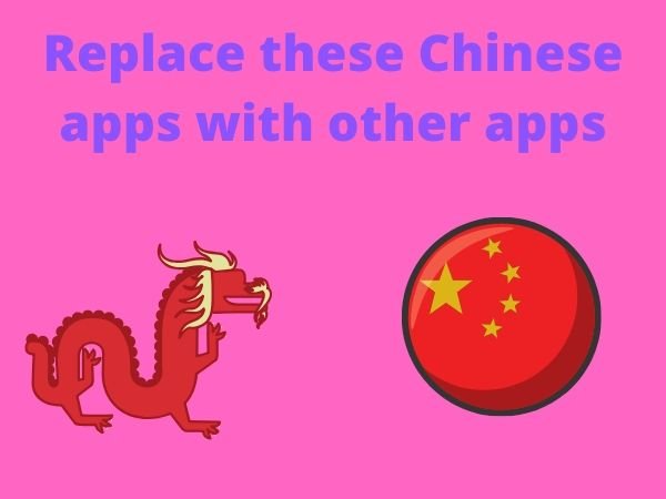 Replace these Chinese apps with other apps