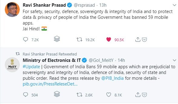TikTok banned