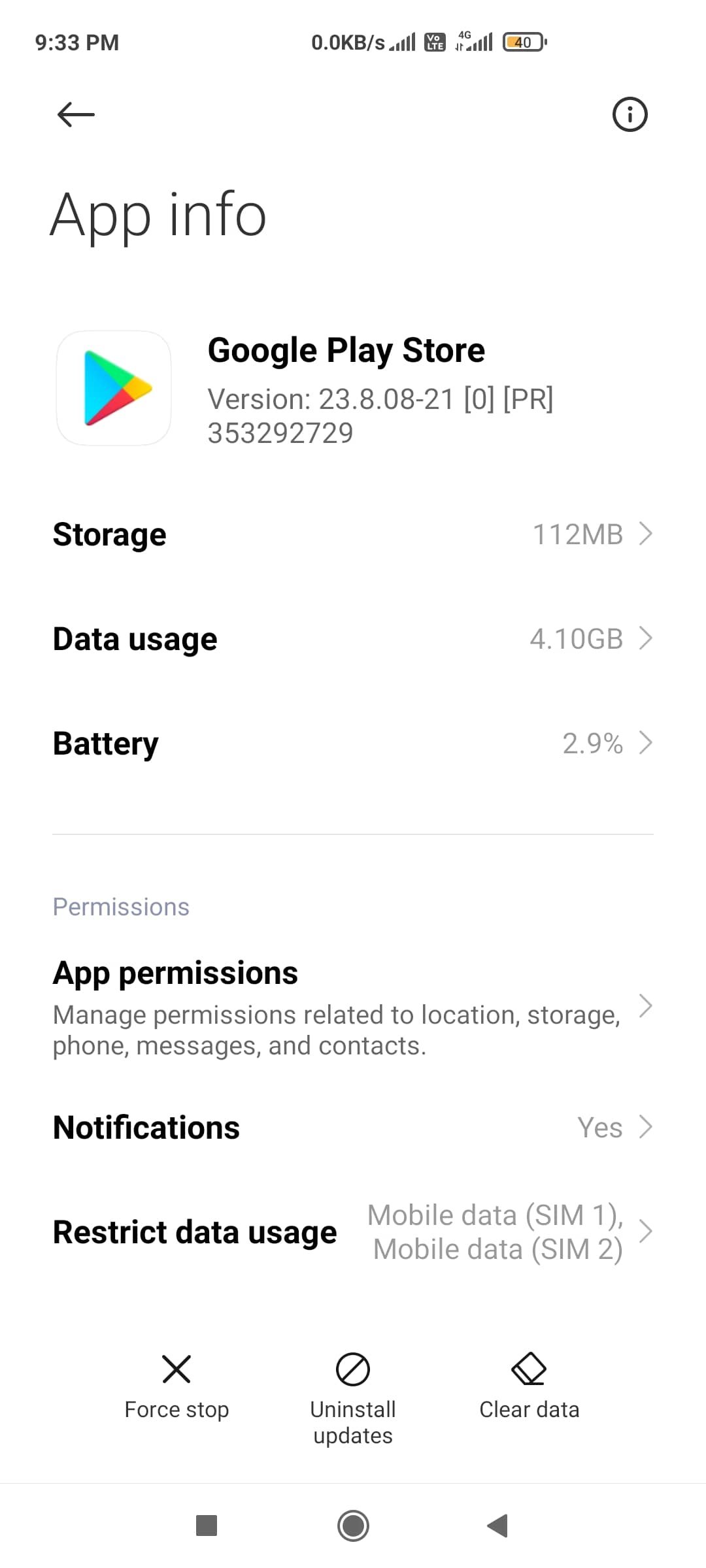 update stuck chrome browser